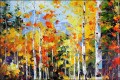Red Yellow Trees Autumn by Knife 03